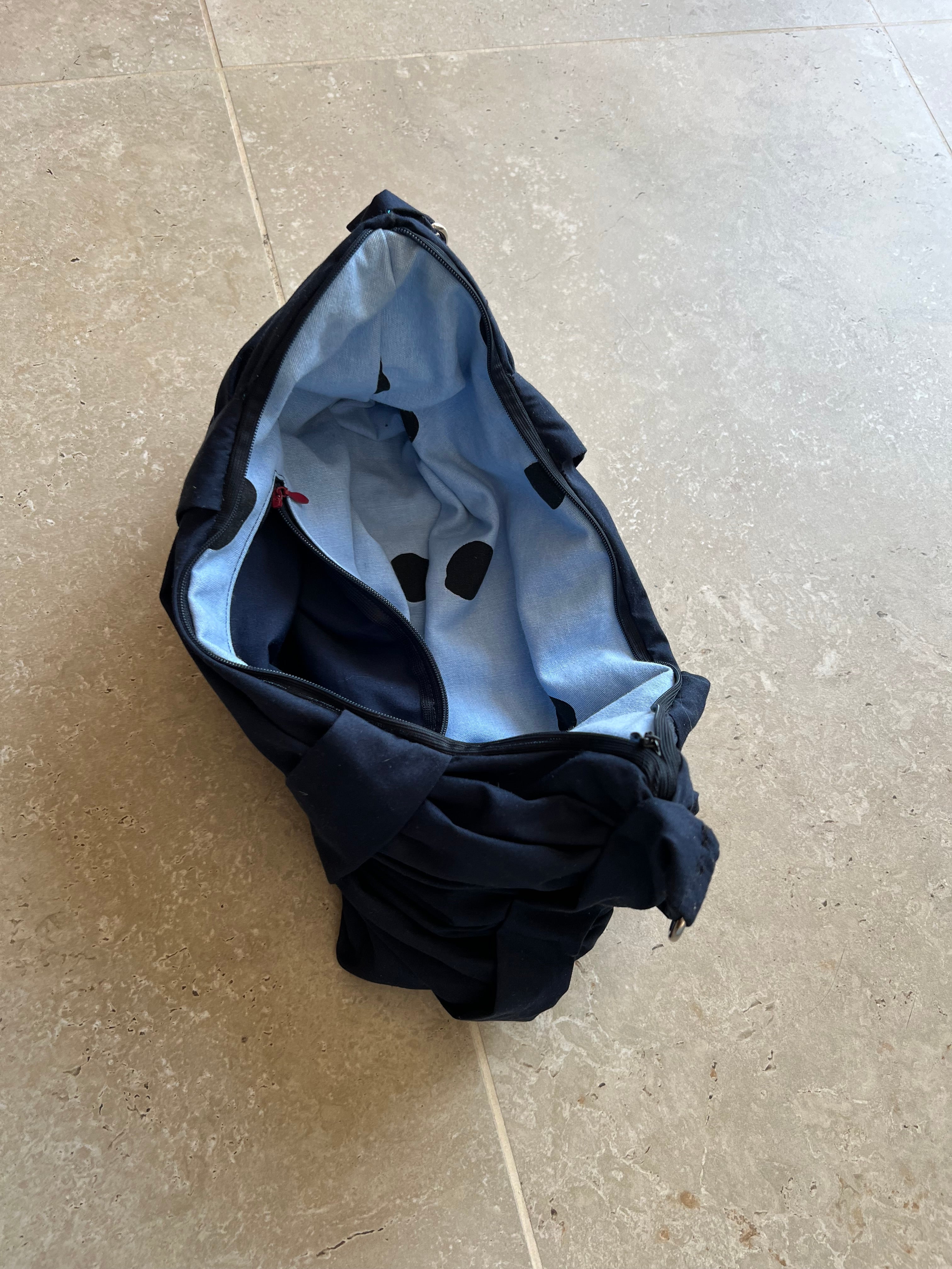 Harness Crescent Bag Navy