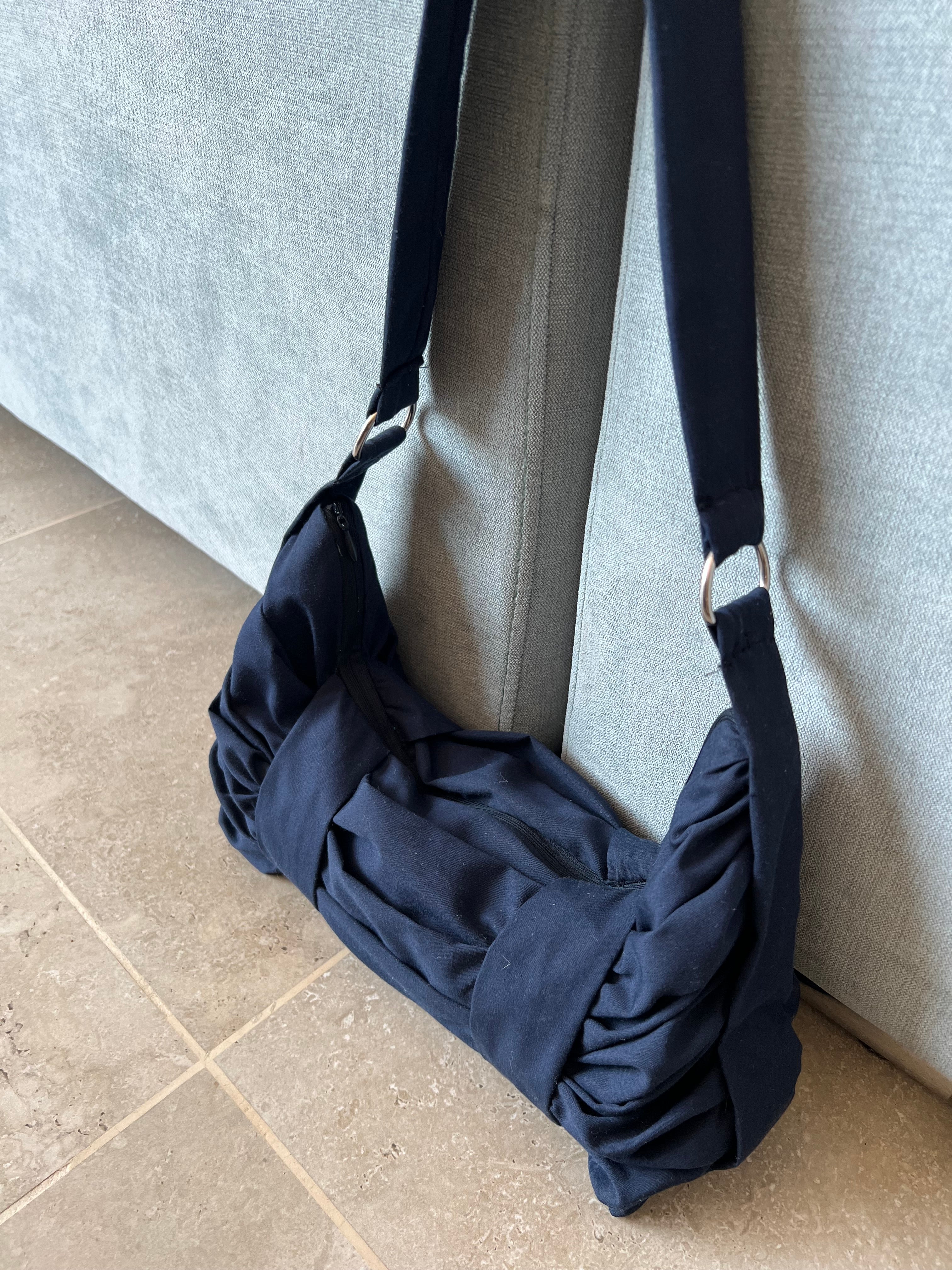 Harness Crescent Bag Navy