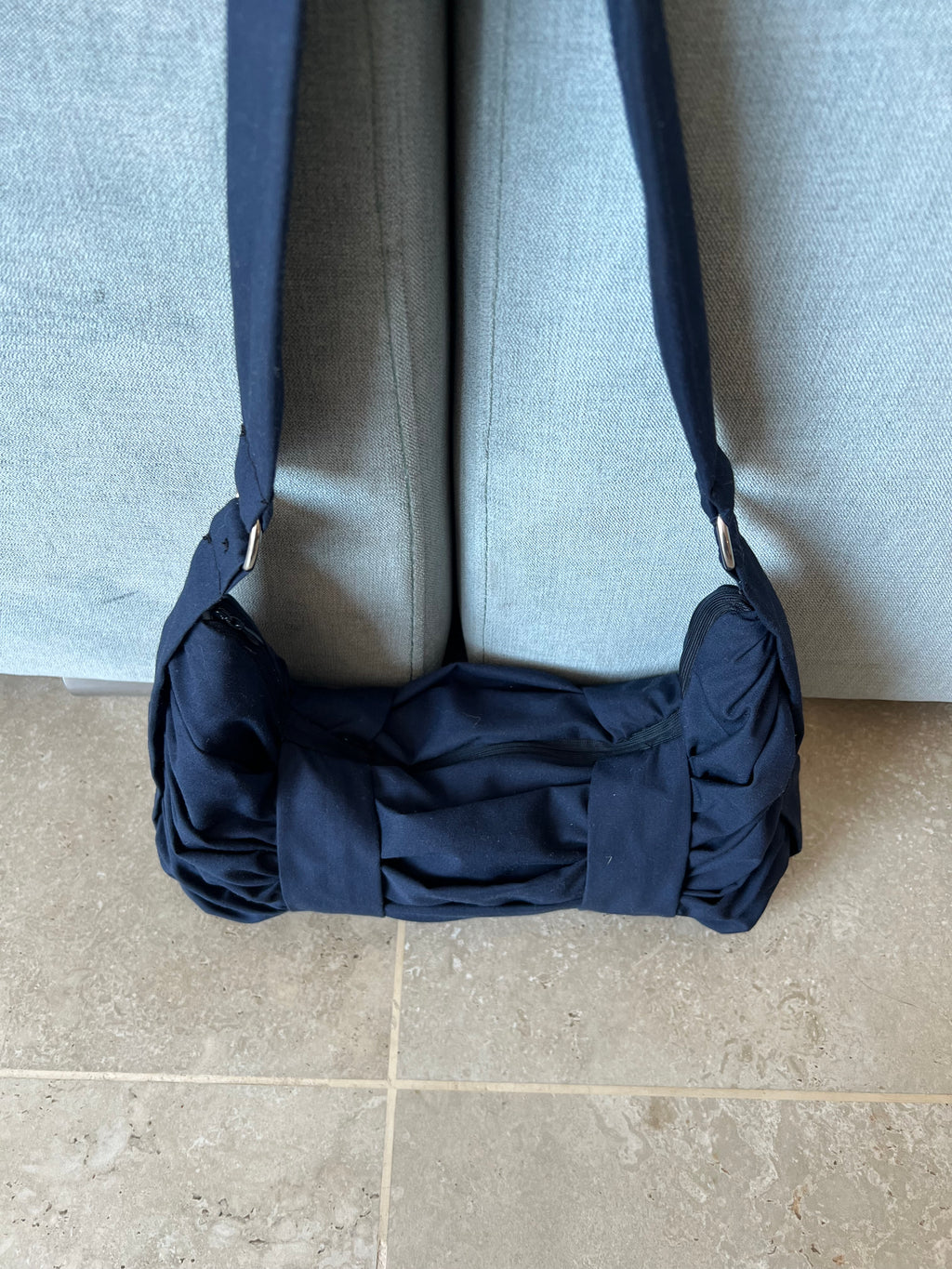 Harness Crescent Bag Navy