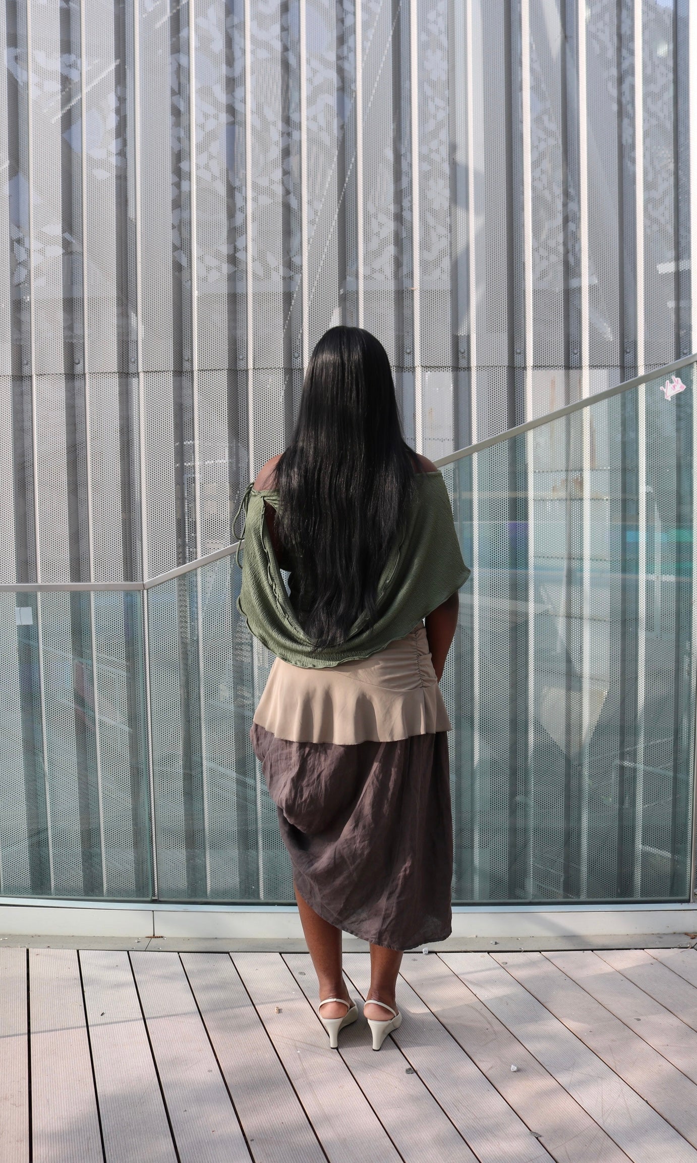 Pistachio Drape Top