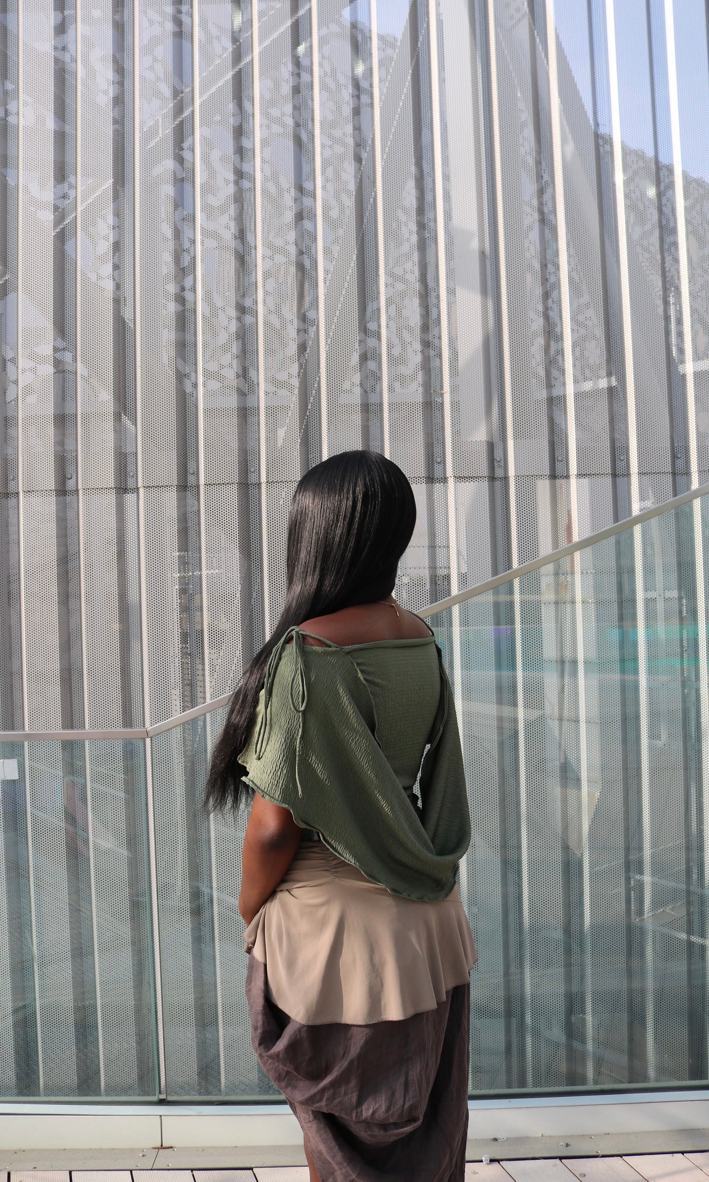 Pistachio Drape Top